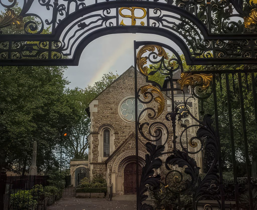 St Pancras Old Church exterior. © 2024 Sam George.