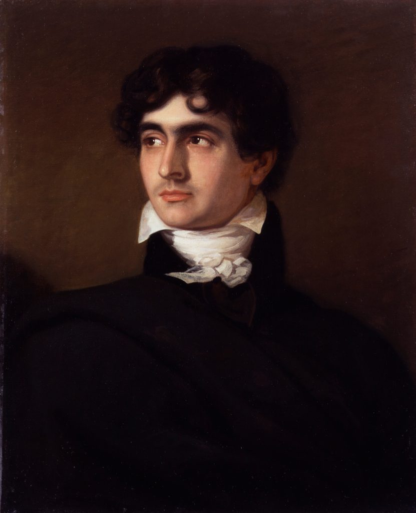 John William Polidori, by F. G. Gainsford, oil on canvas, circa 1816.
NPG 991. © National Portrait Gallery, London.